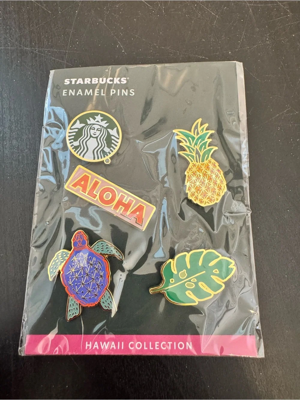 Starbucks Hawaii Collection Enamel Pin Set - RARE - Picture 1 of 1